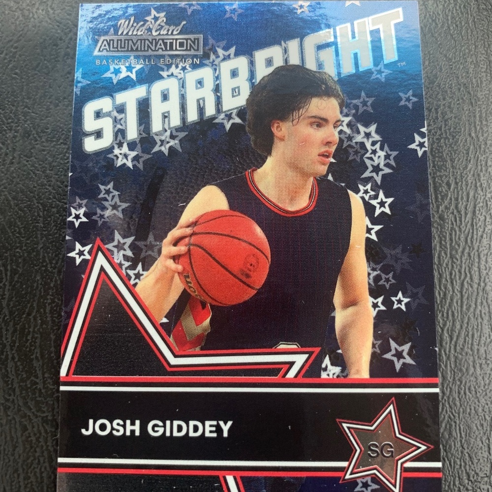 Josh greedy panini collegical draft pick card